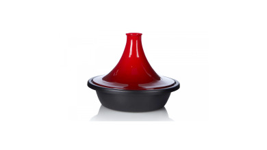 Tajine Le Creuset en fonte rouge cerise