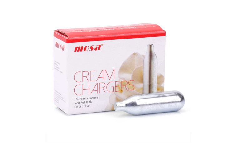 Cartouches de gaz pour siphon à chantilly (8g de N2O) Mosa - Boîte 10 cartouches - Boîte 10 cartouches