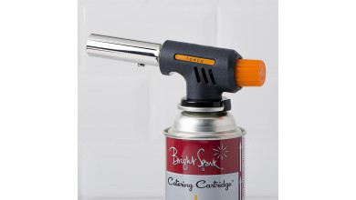 Chalumeau à gaz Pro Cuisine + 1 cartouche à gaz - Le chalumeau + la cartouche à gaz