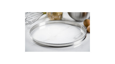 Cercle inox à tarte - Diamètre 30 cm - Le cercle de 30 cm