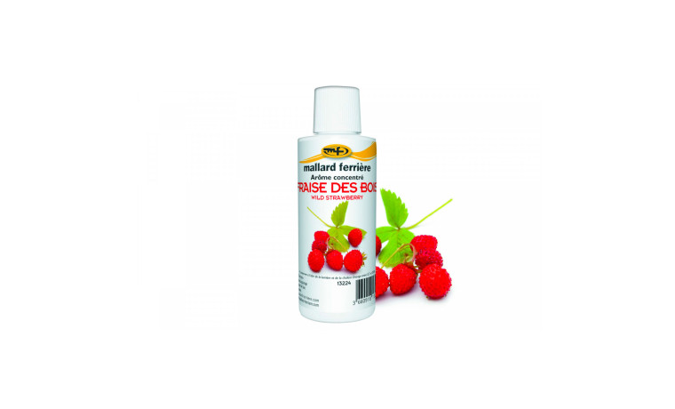 Arôme alimentaire concentré Fraise des bois 125ml - La bouteille de 125ml