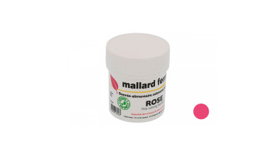 Colorant alimentaire Naturel rose - poudre lipodispersible 20gr - Le pot de 20gr