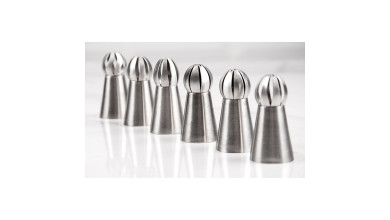 Douilles inox spéciales chantilly (set de 6) - Set de 6 douilles