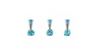 Douilles inox spéciales chantilly (set de 6) - Set de 6 douilles