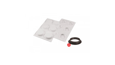Kit 6 Moules tarte ring - diamètre 8 cm - Le kit