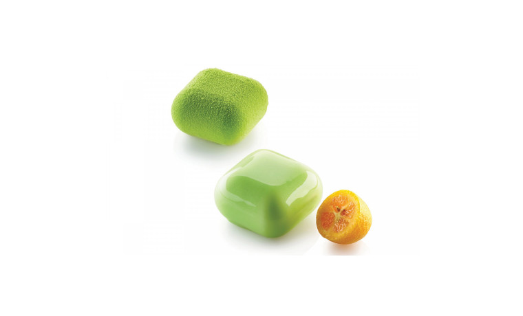 Moule silicone 15 carrés bombés - Le moule