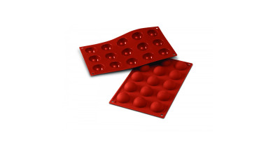 Moule silicone 15 demi sphères - Le moule