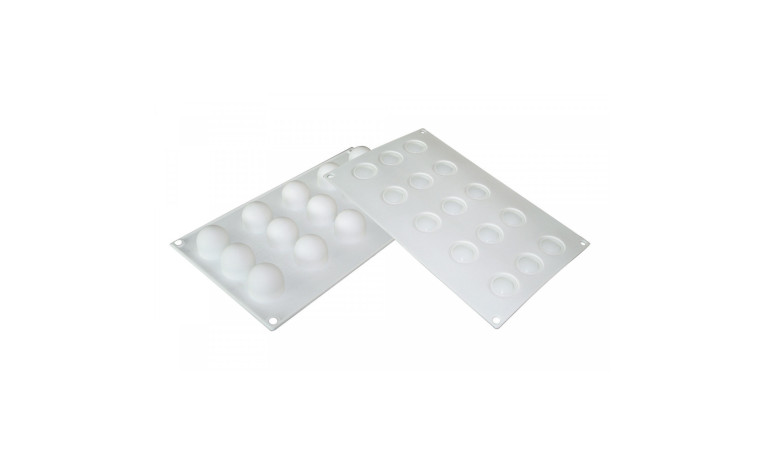 Moule silicone 15 Mini Truffes - Diamètre 3,2 cm - Le moule