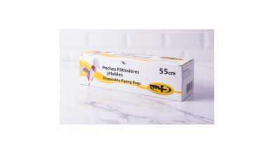 Poche pâtissière jetable 30 x 55 cm 100 pièces - La boîte de 100 poches pâtissières
