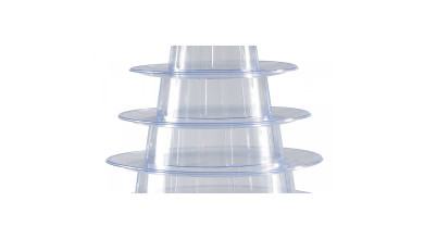 Pyramide macarons 10 plateaux amovibles - La pyramide à macarons