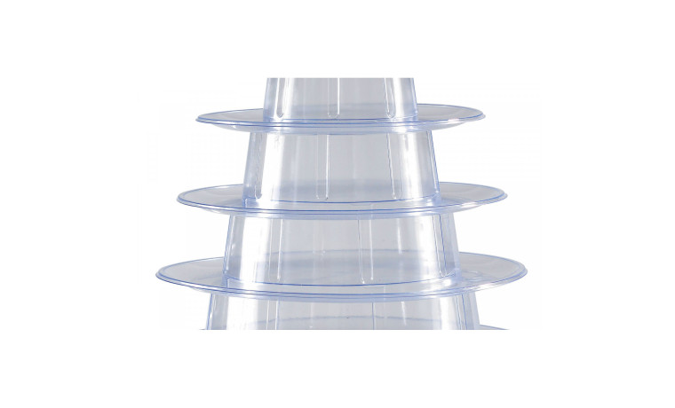 Pyramide macarons 10 plateaux amovibles - La pyramide à macarons