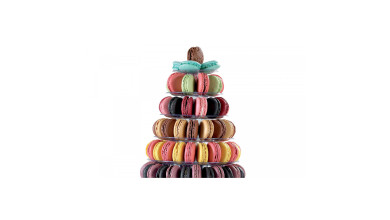 Pyramide macarons 10 plateaux amovibles - La pyramide à macarons