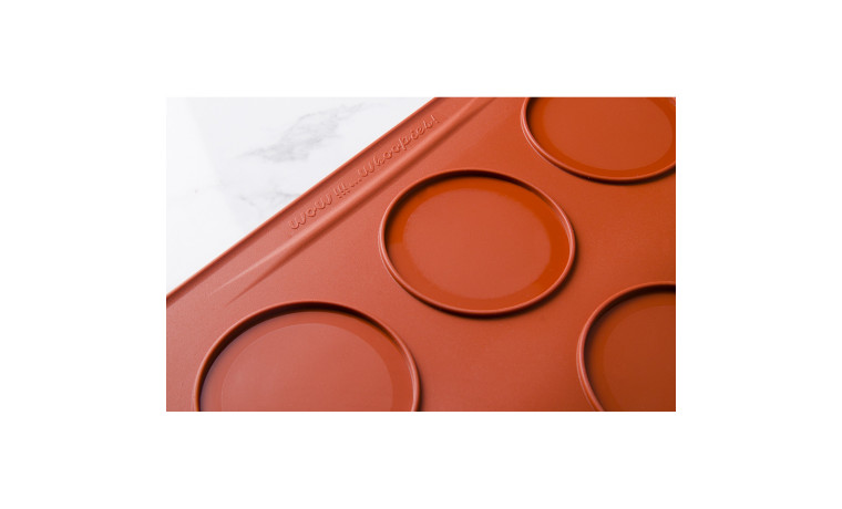 Toile de cuisson silicone 12 grands macarons - La toile de cuisson