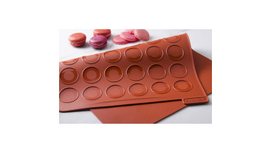 Toile de cuisson silicone 48 macarons - La toile de cuisson