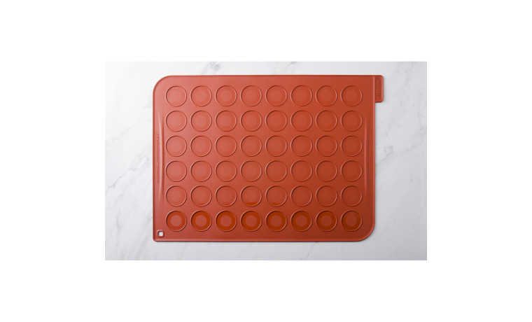 Toile de cuisson silicone 48 macarons - La toile de cuisson