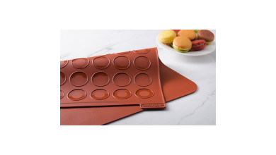 Toile de cuisson silicone 48 macarons - La toile de cuisson