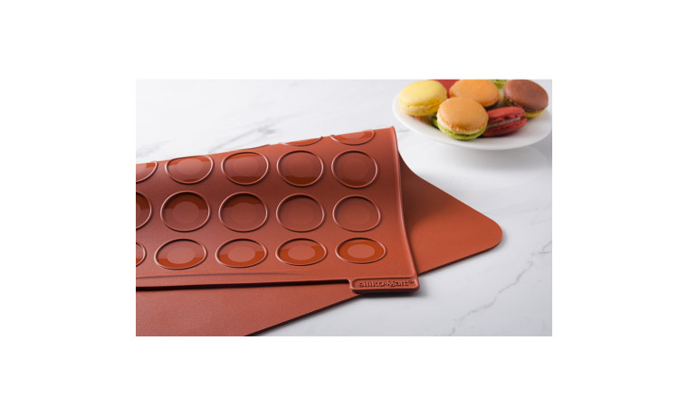 Toile de cuisson silicone 48 macarons - La toile de cuisson