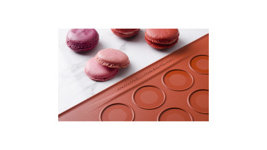 Toile de cuisson silicone 48 macarons - La toile de cuisson