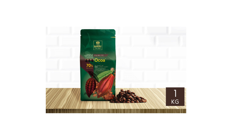 Chocolat noir Ocoa 70% pistoles 1 kg - Paquet 1kg