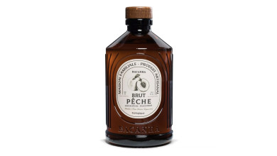 Sirop Bio de Pêche Bacanha - 400 ml - La bouteille de 400 ml
