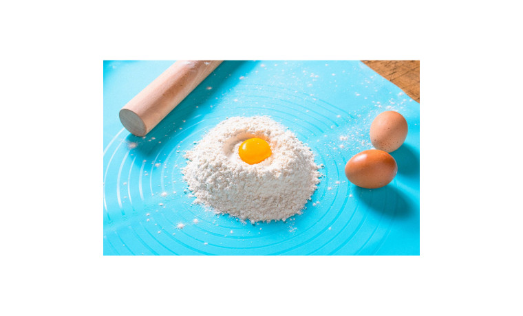 Tapis de pâtisserie en silicone antidérapant- 55x65 cm
