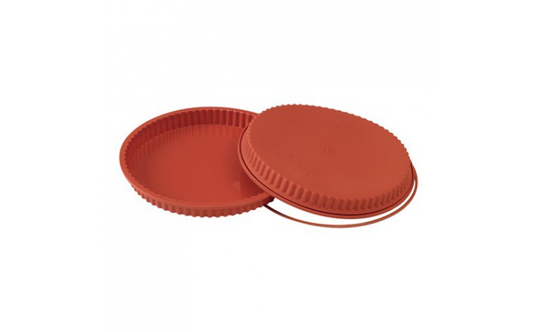 Silicone mould - Fluted pie mould 24 cm