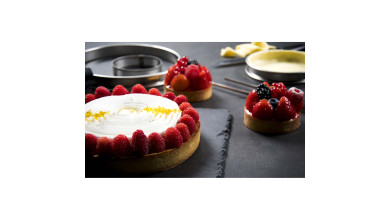 Cercle à tarte perforé inox