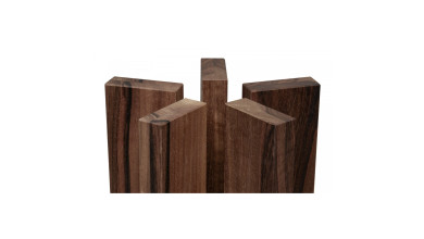 Porte couteaux KAI bois noyer et granit STH-4