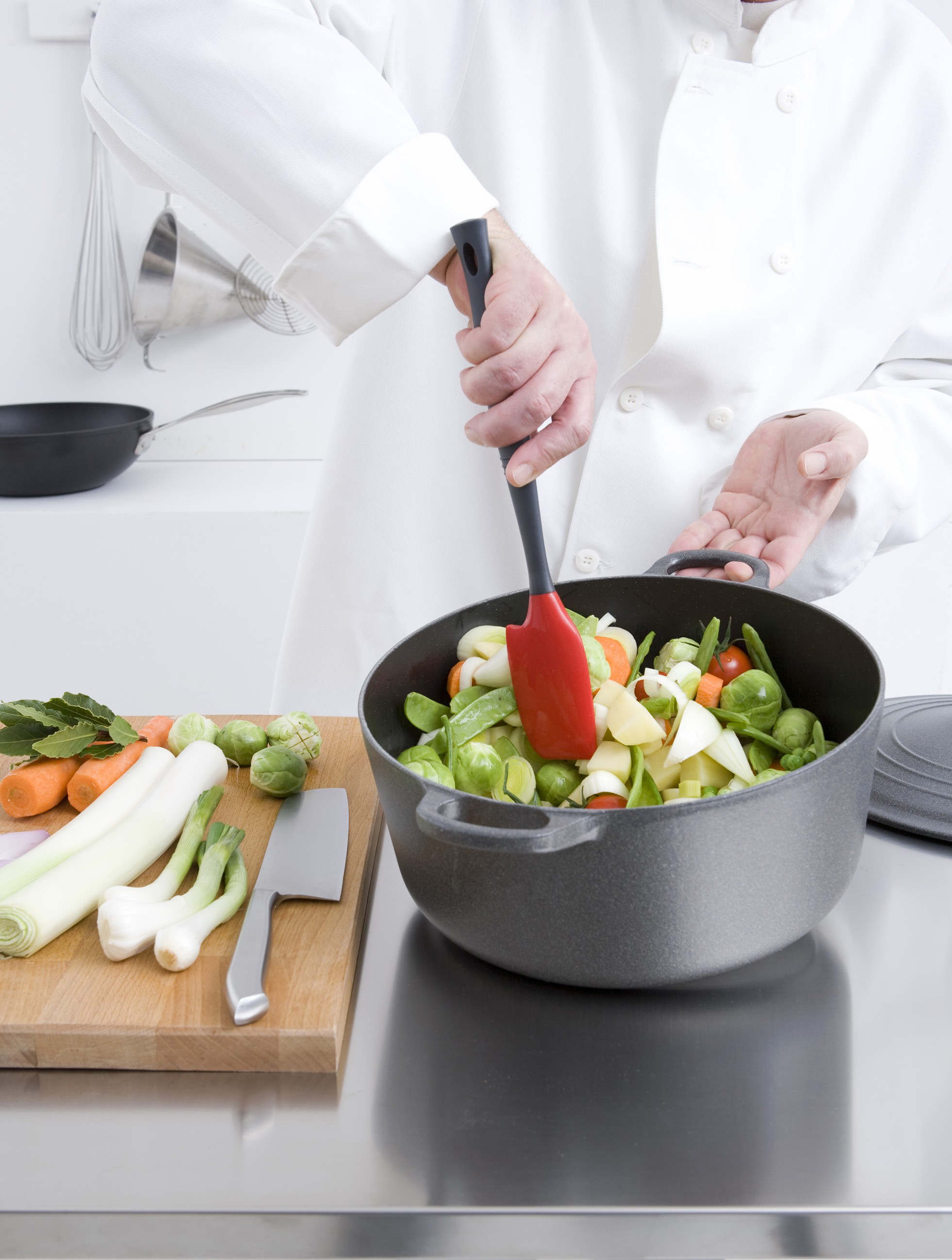 Spatule cuillère silicone Pro+ Noir Le Creuset - Colichef