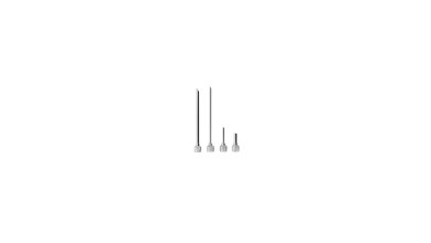 Les 4 aiguilles d'injection - Le kit de 4 aiguilles