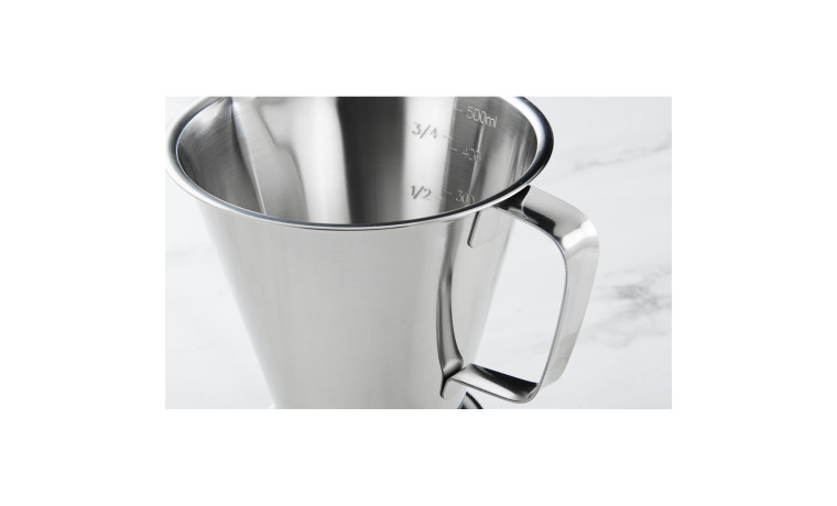 Mesure graduée inox 0,5 litre - La mesure graduée