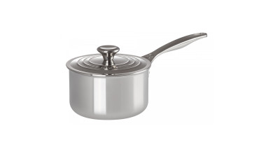 Casserole inox avec couvercle 16 cm Le Creuset Signature