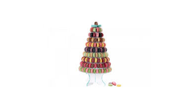 Pyramide macarons 10 plateaux amovibles - La pyramide à macarons