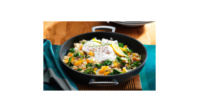 Sauteuse Provençale anti-adhérente 30 cm avec couvercle Le Creuset - Les Forgées - La Sauteuse 30 cm
