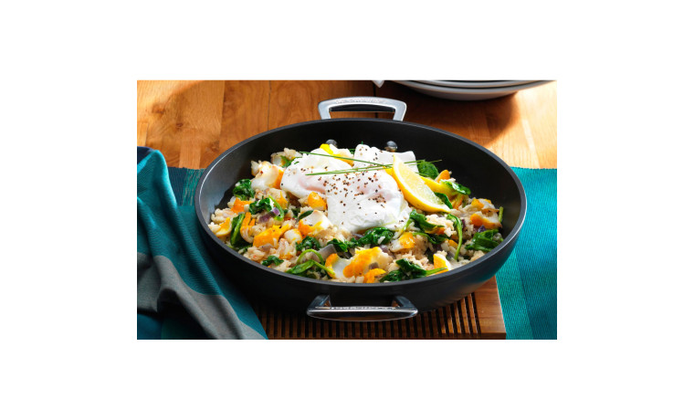 Sauteuse Provençale anti-adhérente 30 cm avec couvercle Le Creuset - Les Forgées - La Sauteuse 30 cm