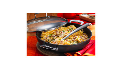 Sauteuse Provençale anti-adhérente 30 cm avec couvercle Le Creuset - Les Forgées - La Sauteuse 30 cm