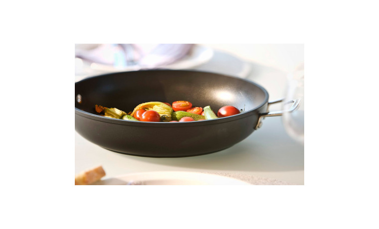 Sauteuse Provençale anti-adhérente 30 cm avec couvercle Le Creuset - Les Forgées - La Sauteuse 30 cm