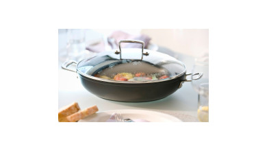 Sauteuse Provençale anti-adhérente 30 cm avec couvercle Le Creuset - Les Forgées - La Sauteuse 30 cm