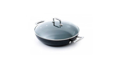 Sauteuse Provençale anti-adhérente 30 cm avec couvercle Le Creuset - Les Forgées - La Sauteuse 30 cm