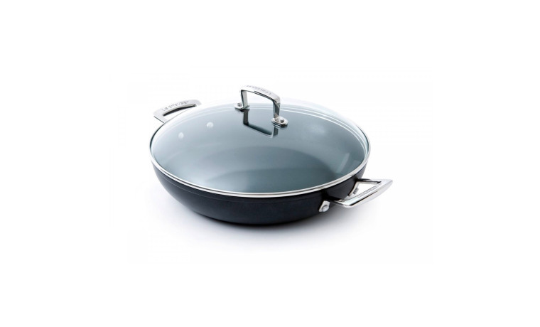 Sauteuse Provençale anti-adhérente 30 cm avec couvercle Le Creuset - Les Forgées - La Sauteuse 30 cm
