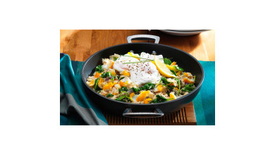 Sauteuse Provençale anti-adhérente 30 cm avec couvercle Le Creuset - Les Forgées - La Sauteuse 30 cm