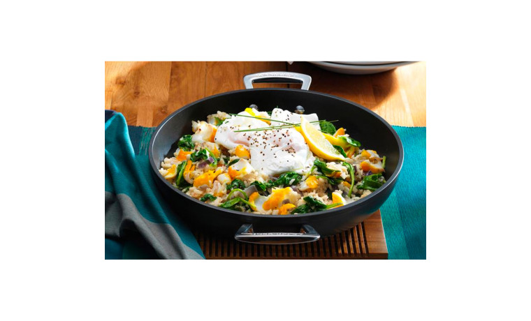 Sauteuse Provençale anti-adhérente 30 cm avec couvercle Le Creuset - Les Forgées - La Sauteuse 30 cm