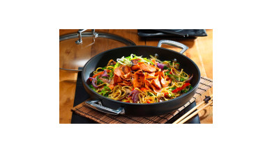 Sauteuse Provençale anti-adhérente 30 cm avec couvercle Le Creuset - Les Forgées - La Sauteuse 30 cm