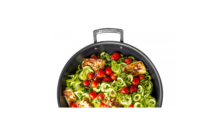 Sauteuse Provençale anti-adhérente 30 cm avec couvercle Le Creuset - Les Forgées - La Sauteuse 30 cm