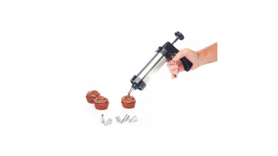 Tube Piston à pâtisserie - décoration pour biscuits et glaçage - Le tube piston