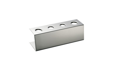 Stand de comptoir inox pour cornets de glaces 4 trous Stöckel 304A - Le support inox