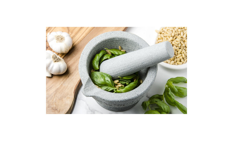 Mortier et pilon en granite