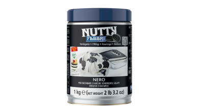 Nutty Nero Fabbri - Crème de biscuits au cacao en gros conditionnement - Pot de 1kg