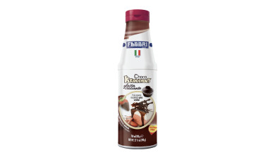 Glaçage croquant au chocolat Fabbri - Bouteille de 180g