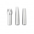 3 stainless steel sockets